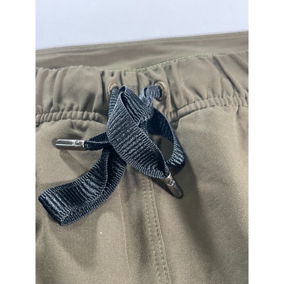 LULULEMON On The Fly Pants Dark Olive Inseam 27 inches, Size 10 - Picture 3 of 11